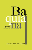 Anuario XVI - Revista Literaria Baquiana 135 X 211