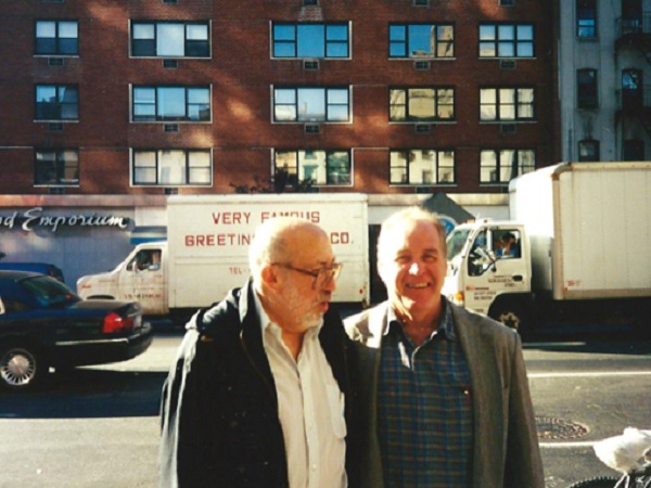 PMR con el dramaturgo mexicano Emilio Carballido - NY 1999 - 450 X 600
